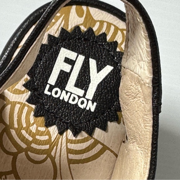 38 Fly London Ylva Wedge Lace-Up Leather Sandal Shoe 38 - Picture 5 of 7